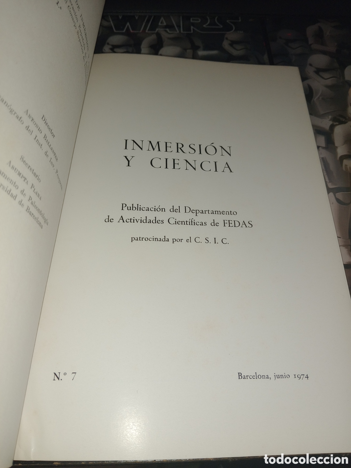 Libros de segunda mano: Inmersi&oacute;n y ciencia n&uacute;mero 7 - Foto 2