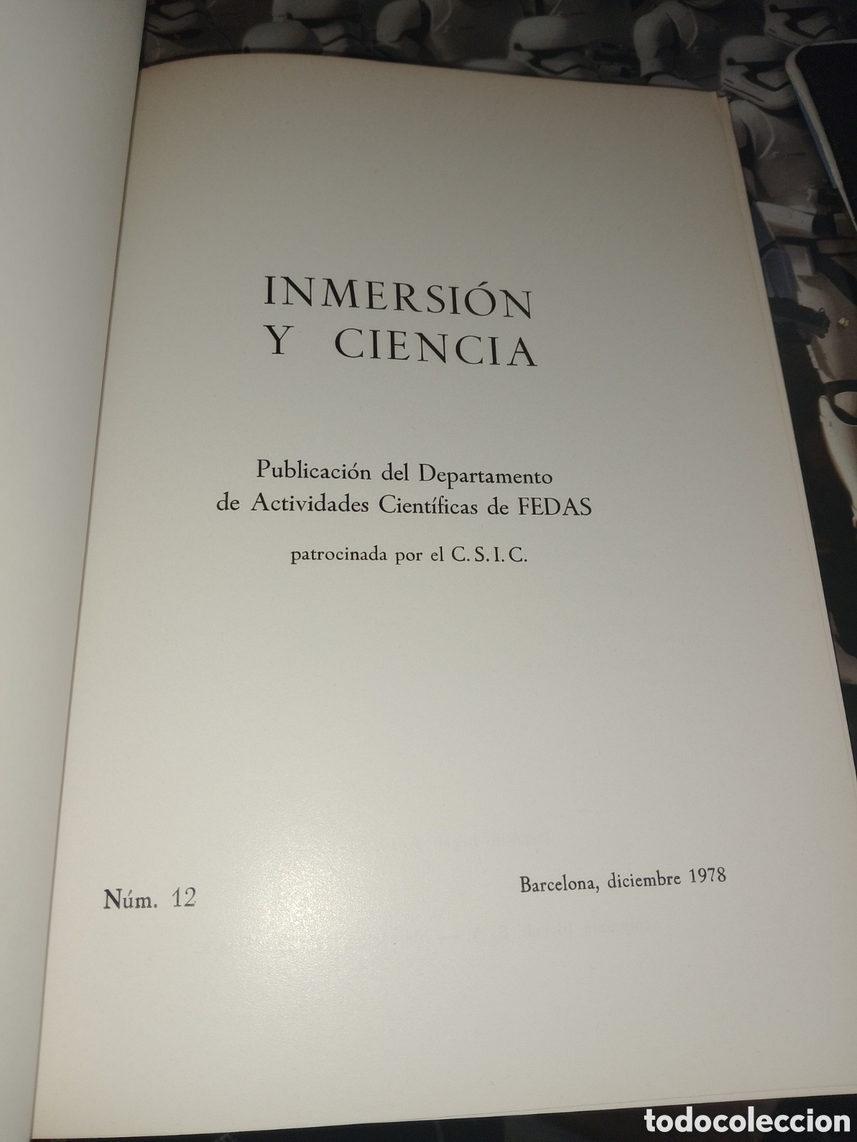 Libros de segunda mano: Inmersi&oacute;n y ciencia n&uacute;mero 12 - Foto 2