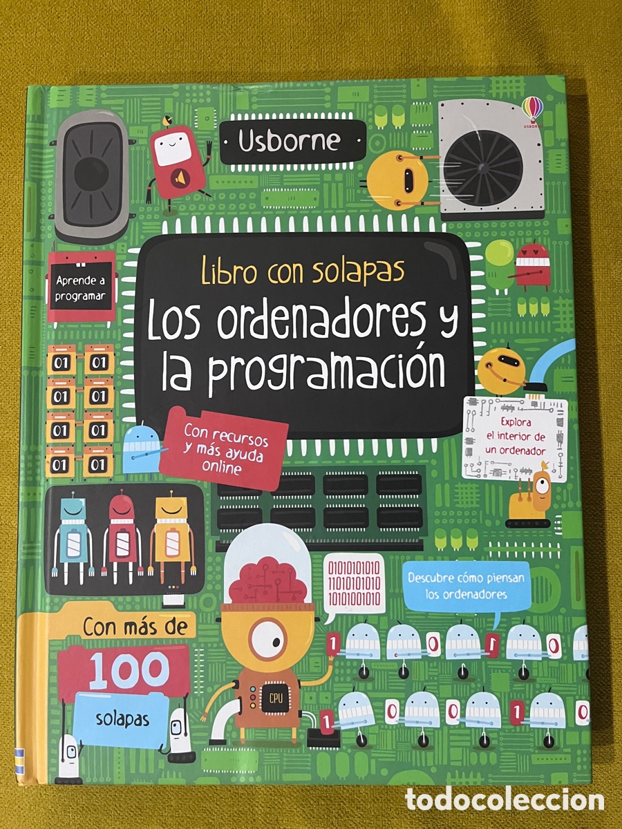 Libros de segunda mano: Libro con solapas Los ordenadores y la programaci&oacute;n - Foto 1