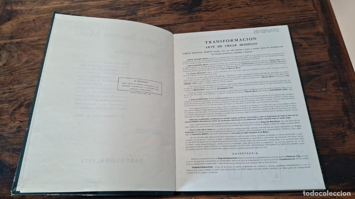 Libros de segunda mano: Libro CORTE SISTEMA MARTI SASTRERIA - Foto 8