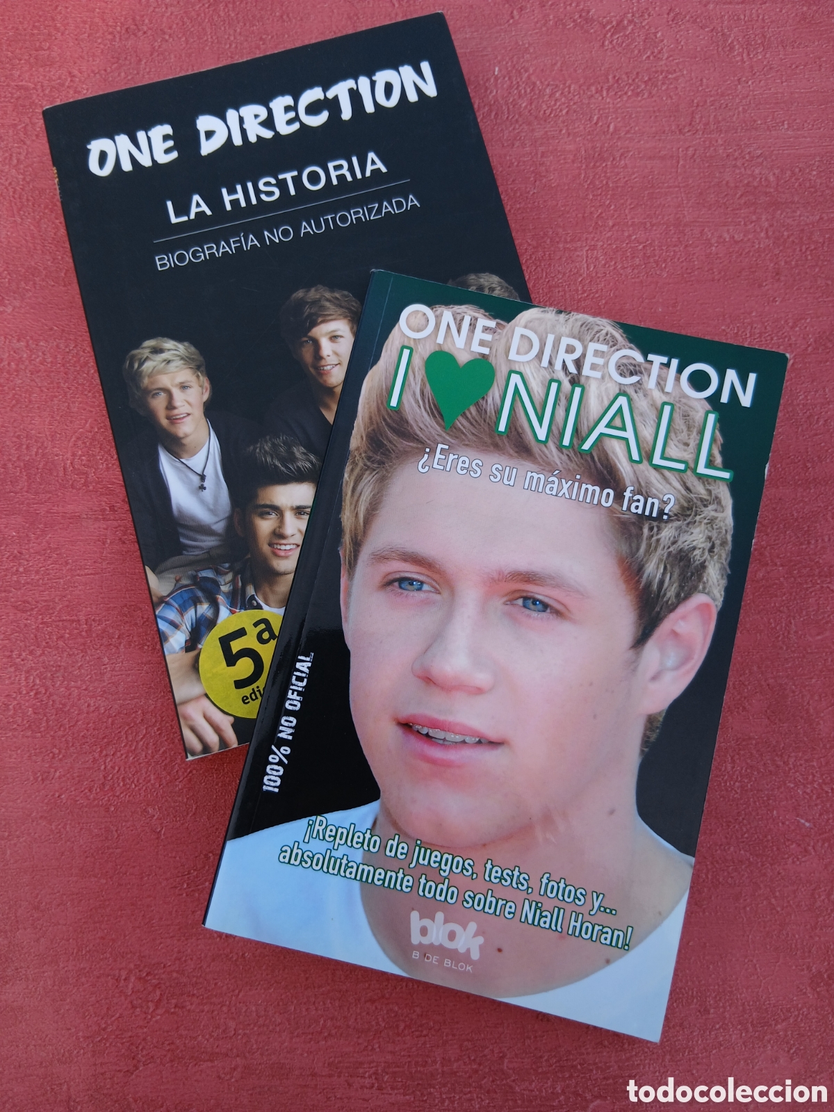 Libros de segunda mano: One Direction. La historia y I love Niall. Dos libros.