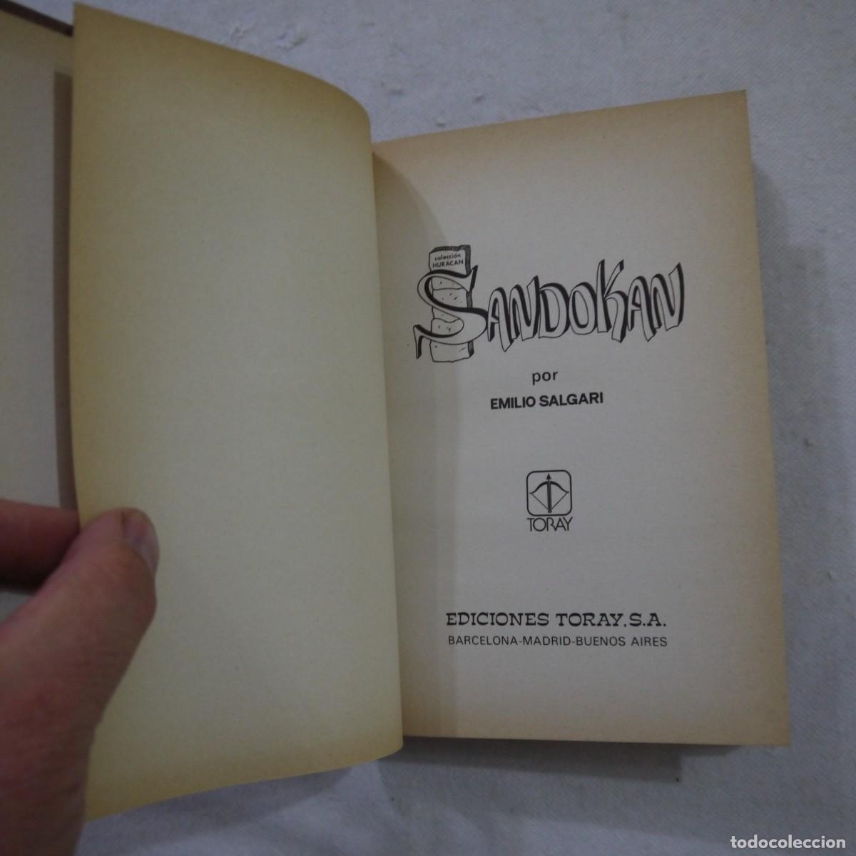 Libros de segunda mano: SANDOK&Aacute;N - EMILIO SALGARI - EDICIONES TORAY - 1976 - Foto 3