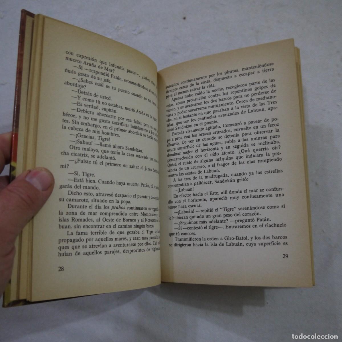 Libros de segunda mano: SANDOK&Aacute;N - EMILIO SALGARI - EDICIONES TORAY - 1976 - Foto 6