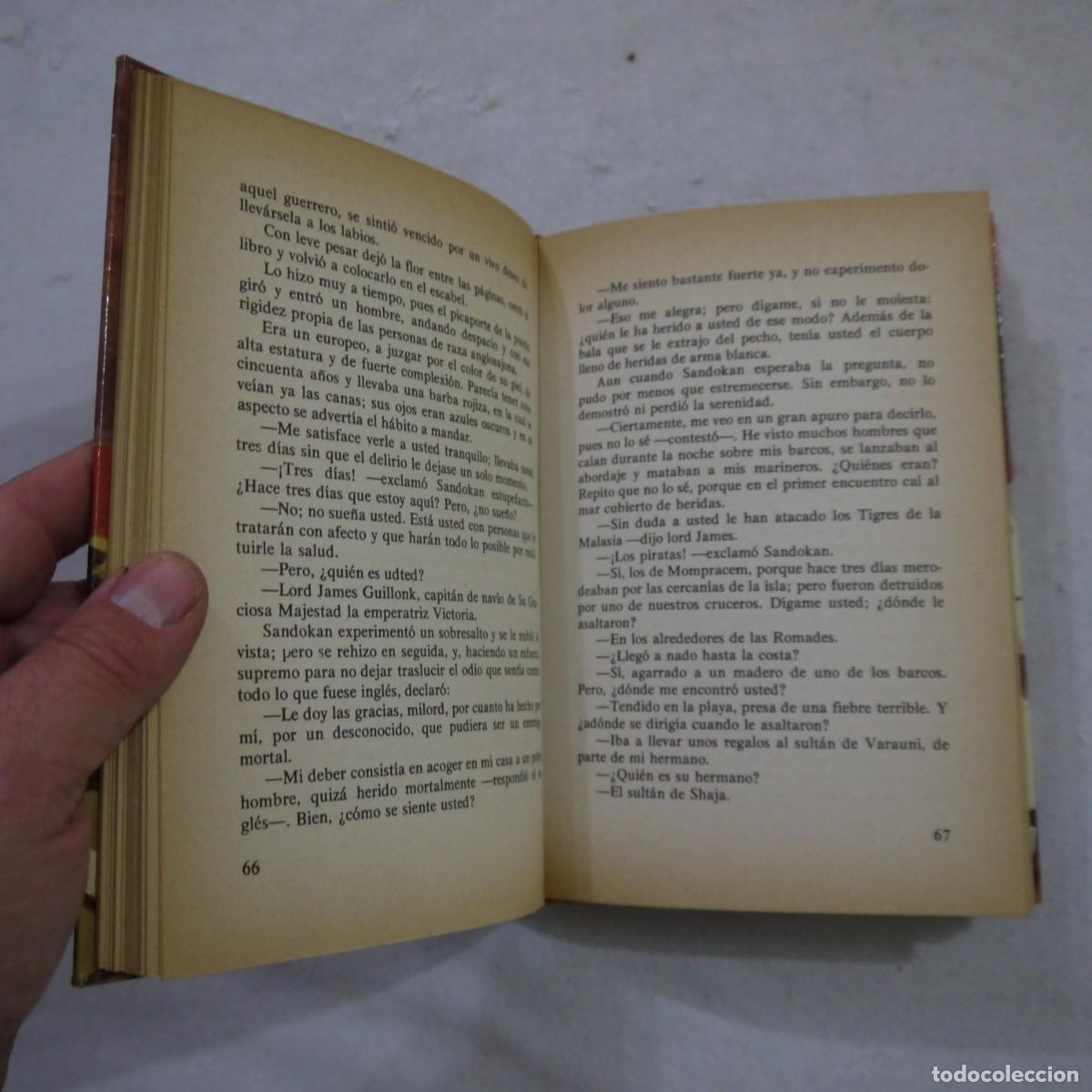 Libros de segunda mano: SANDOK&Aacute;N - EMILIO SALGARI - EDICIONES TORAY - 1976 - Foto 7