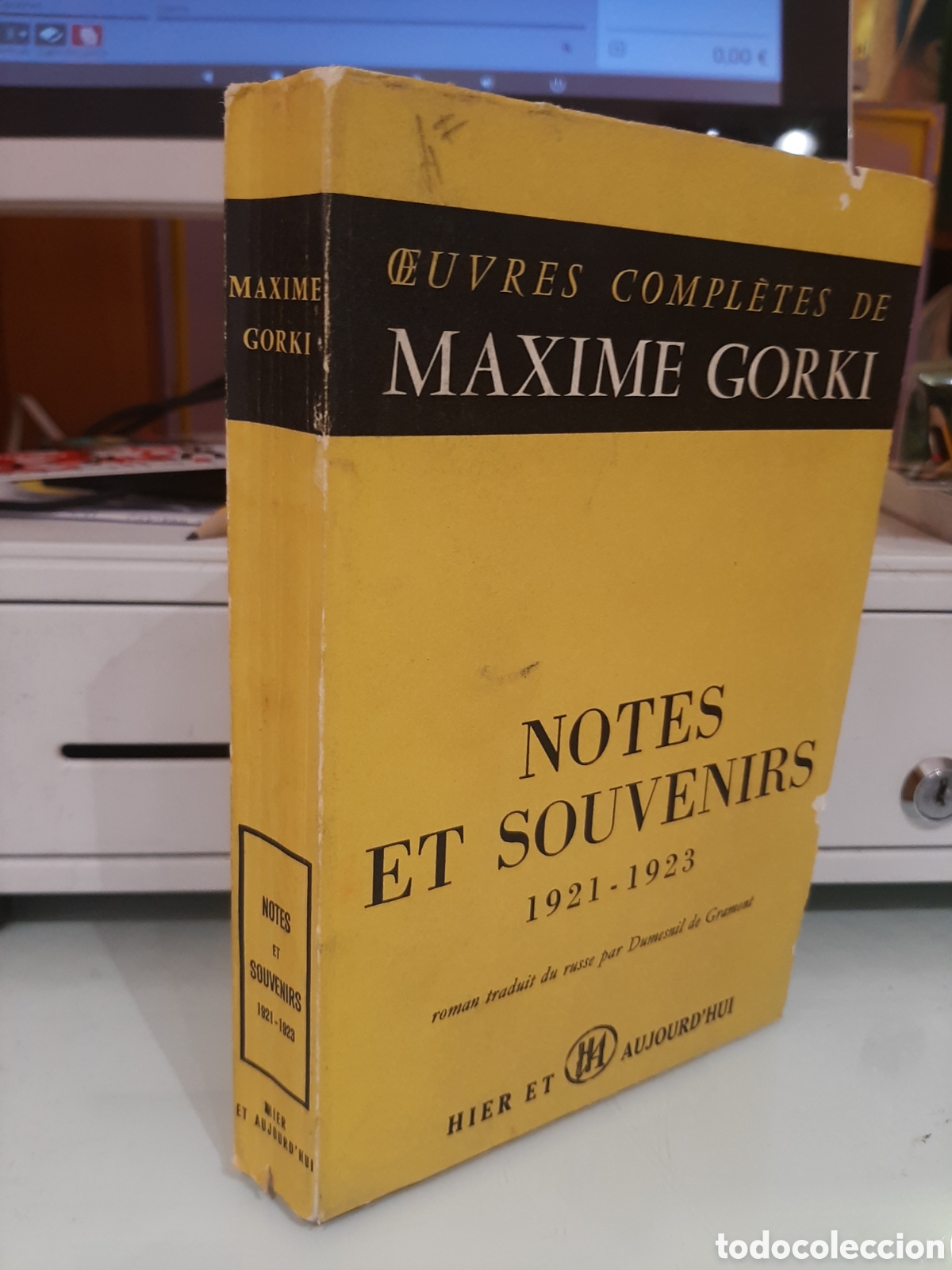 Libros de segunda mano: Notes et souvenirs 1921-1923- Maxime Gorki - Foto 1