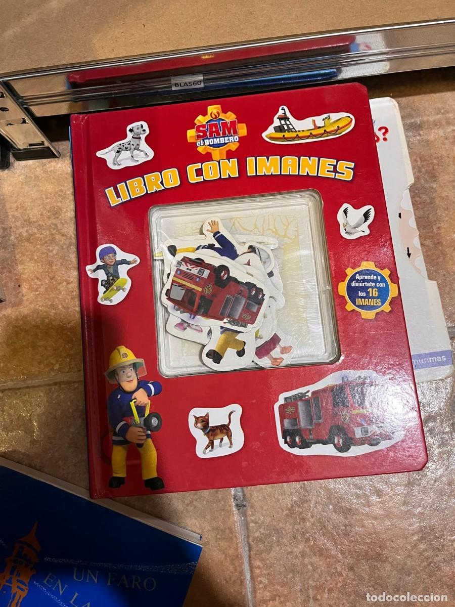 Libros de segunda mano: BLAS60 LIBRO CON IMANES, SAM EL BOMBERO
