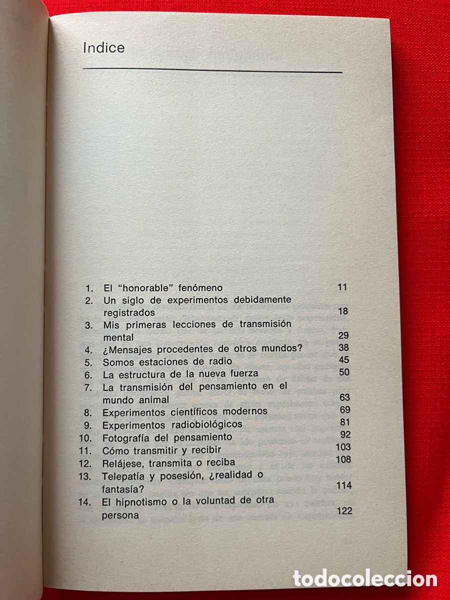 Libros de segunda mano: Libro Telepat&iacute;a - Sybil Leek - Foto 4