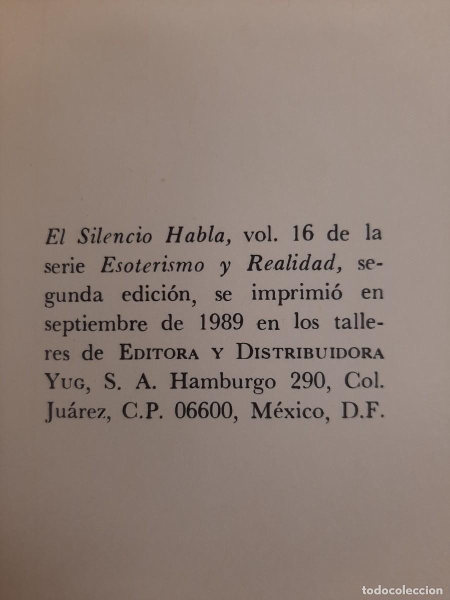 Libros de segunda mano: El silencio habla - Baba Hari Dass - Yug 1989 - Foto 5