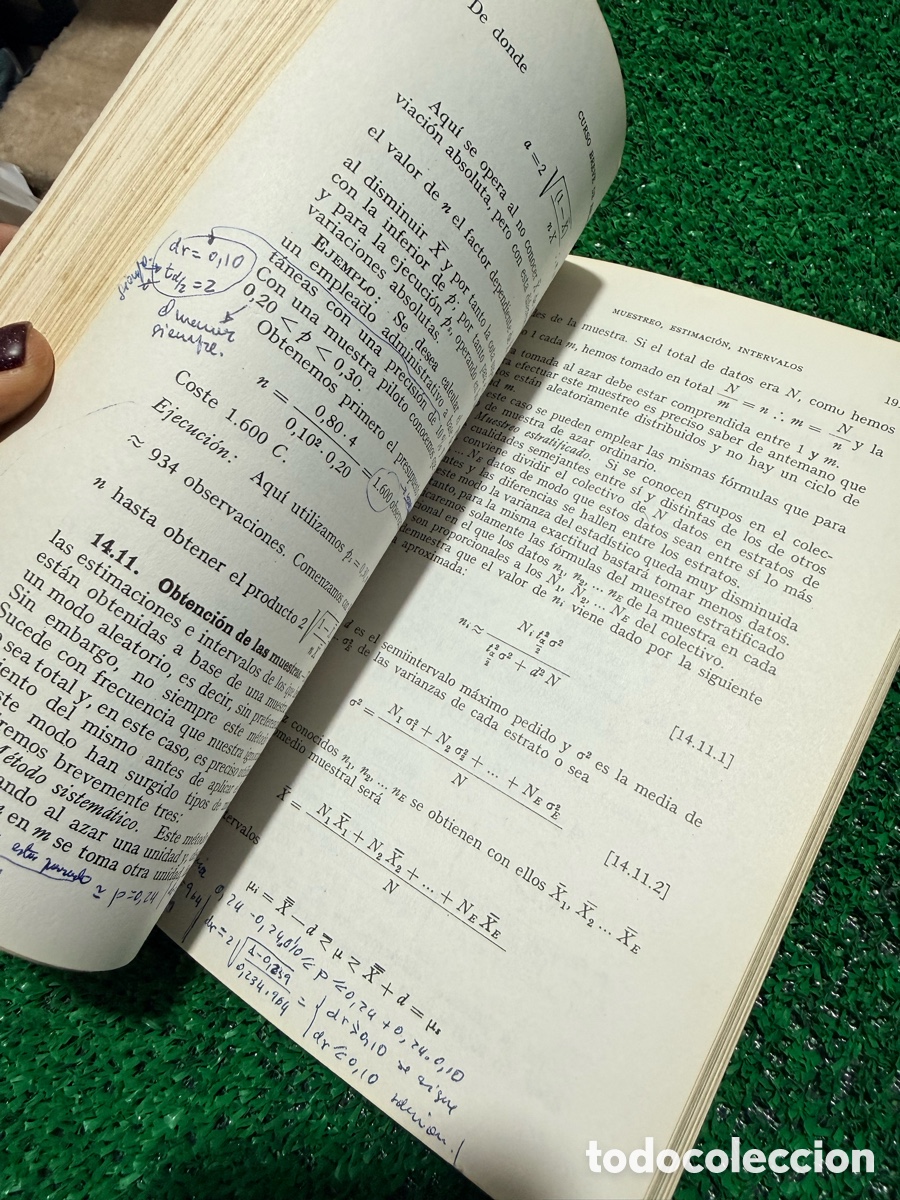Libros de segunda mano: Curso breve de estad&iacute;stica - P. Enrique Chac&oacute;n SL - Foto 8