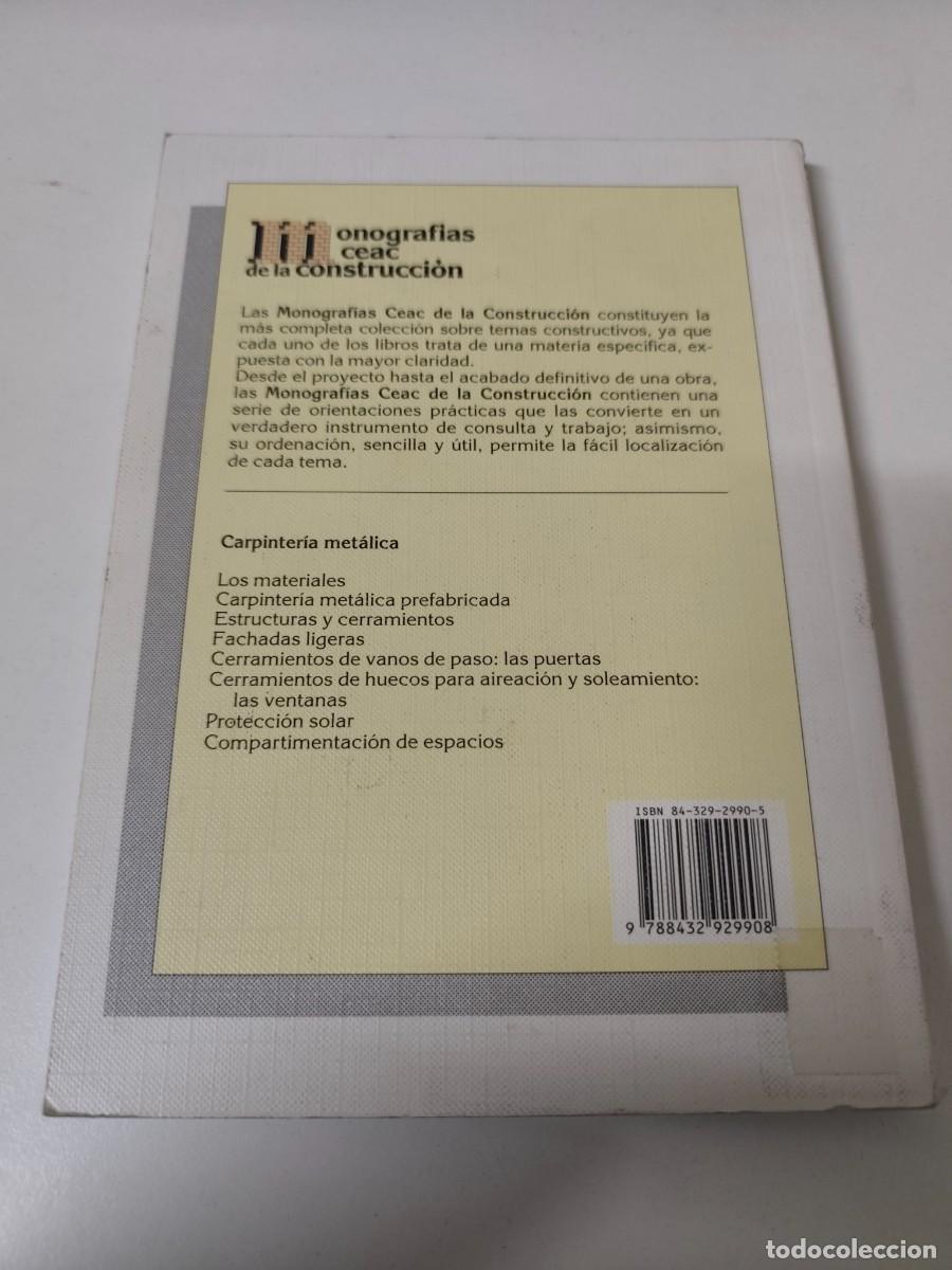 Libros de segunda mano: CARPINTERIA METALICA. JUAN DE CUSA. - Foto 2