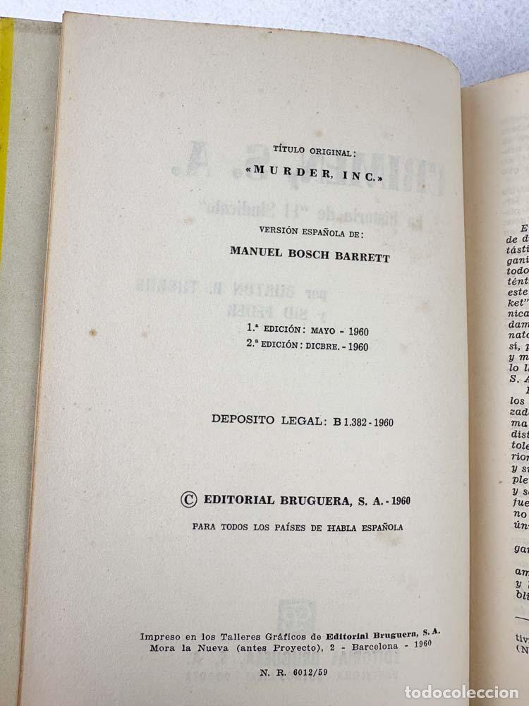 Libros de segunda mano: Crimen S.A. - Burton B. Turkus; Sid Feder - Foto 4