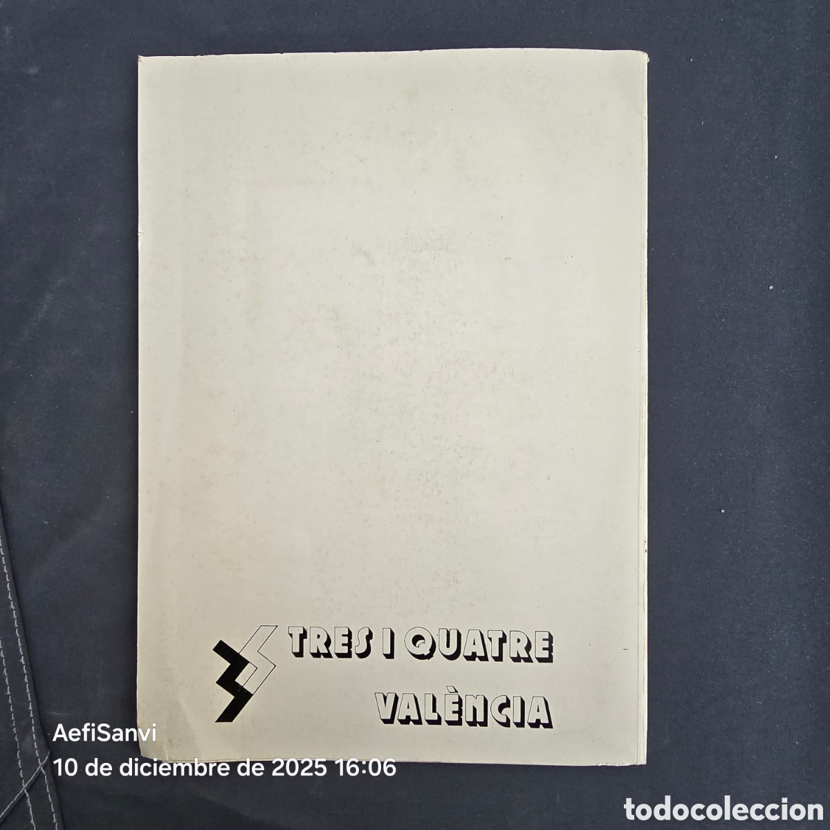 Libros de segunda mano: EL BLAU EN LA SENYERA (JOAN FUSTER) - Foto 2