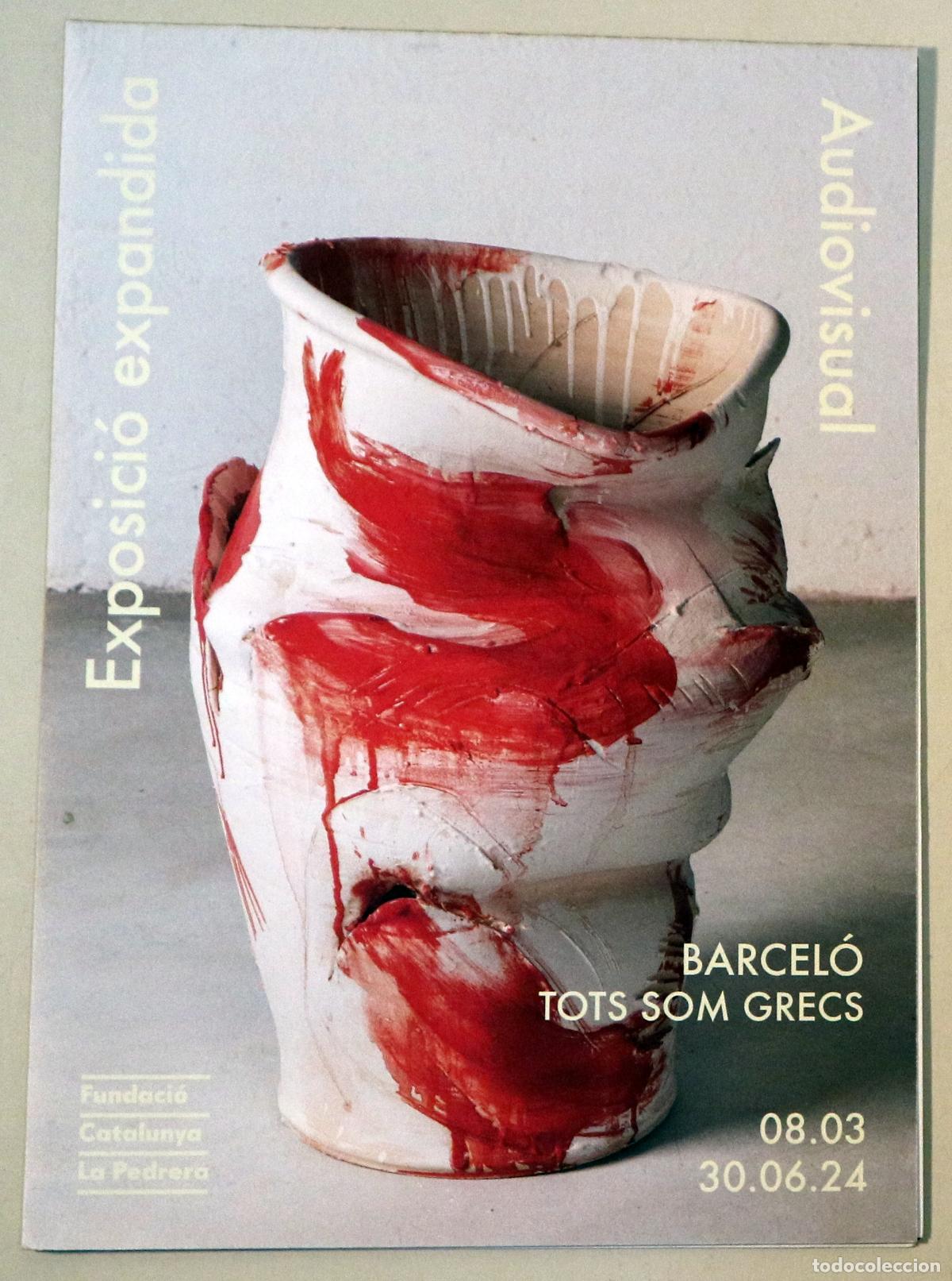 Libros de segunda mano: BARCEL&Oacute;, Miquel - TOTS SOM GRECS - Barcelona 2014 - Il&middot;lustrat - Programa de lexposici&oacute; - Foto 1