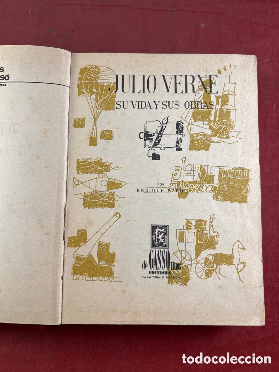 Libros de segunda mano: JULIO VERNE SU VIDA Y SUS OBRAS