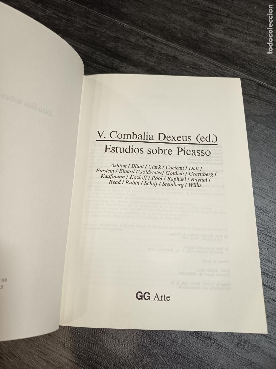 Libros de segunda mano: 1981 - COMBALIA DEXEUS (ed.) - Estudios sobre Picasso - Foto 2