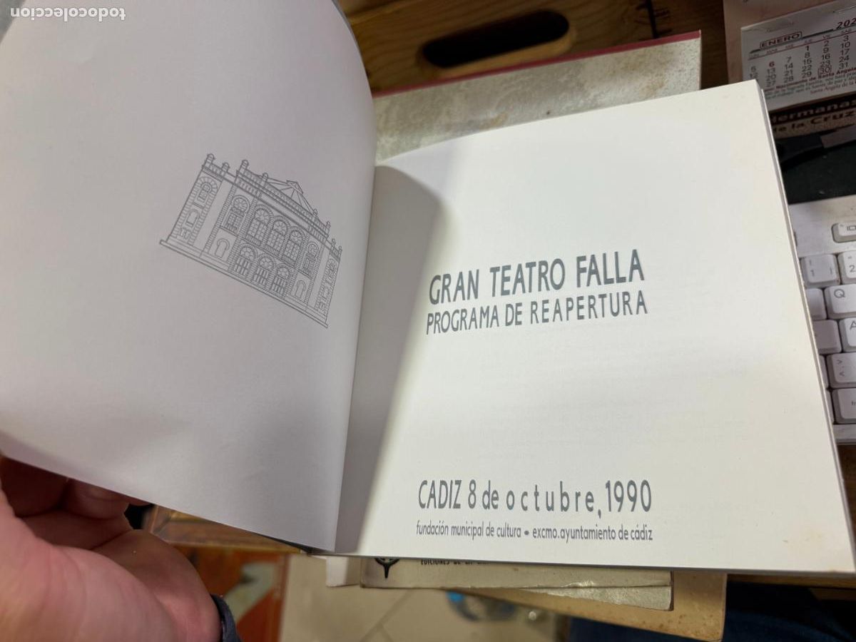 Libros de segunda mano: LIBRO GRAN TEATRO FALLA - PROGRAMA DE REAPERTURA - - Foto 2