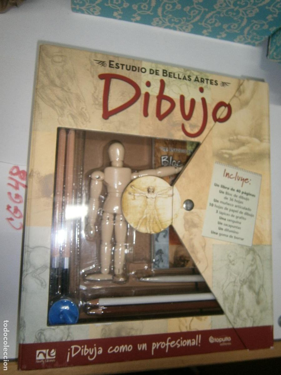 Libros de segunda mano: KIT DE DIBUJO - ESTUDIO DE BELLAS ARTES - Foto 1