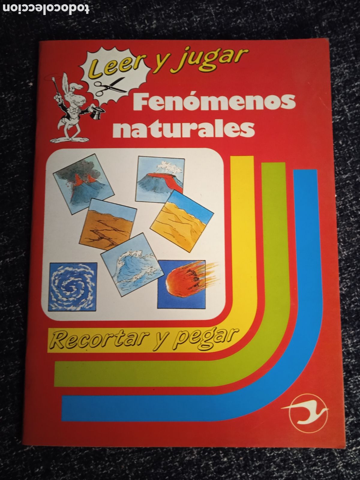 Libri di seconda mano: Leer y jugar - Fen&oacute;menos naturales - Recortar y pegar -SIN RECORTAR
