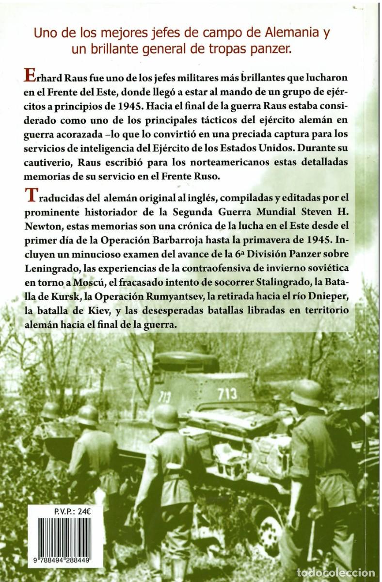 Libros de segunda mano: Operaciones Panzer, Erhard Raus - Foto 2