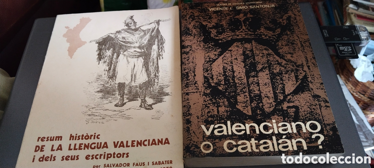 Libri di seconda mano: VALENCIANO O CATALAN ?1975,VICENTE L.SIMO 406PP-RESUM HISTORIC LLENGUA VALENCIANA Y ESCRIPTORS,1979,