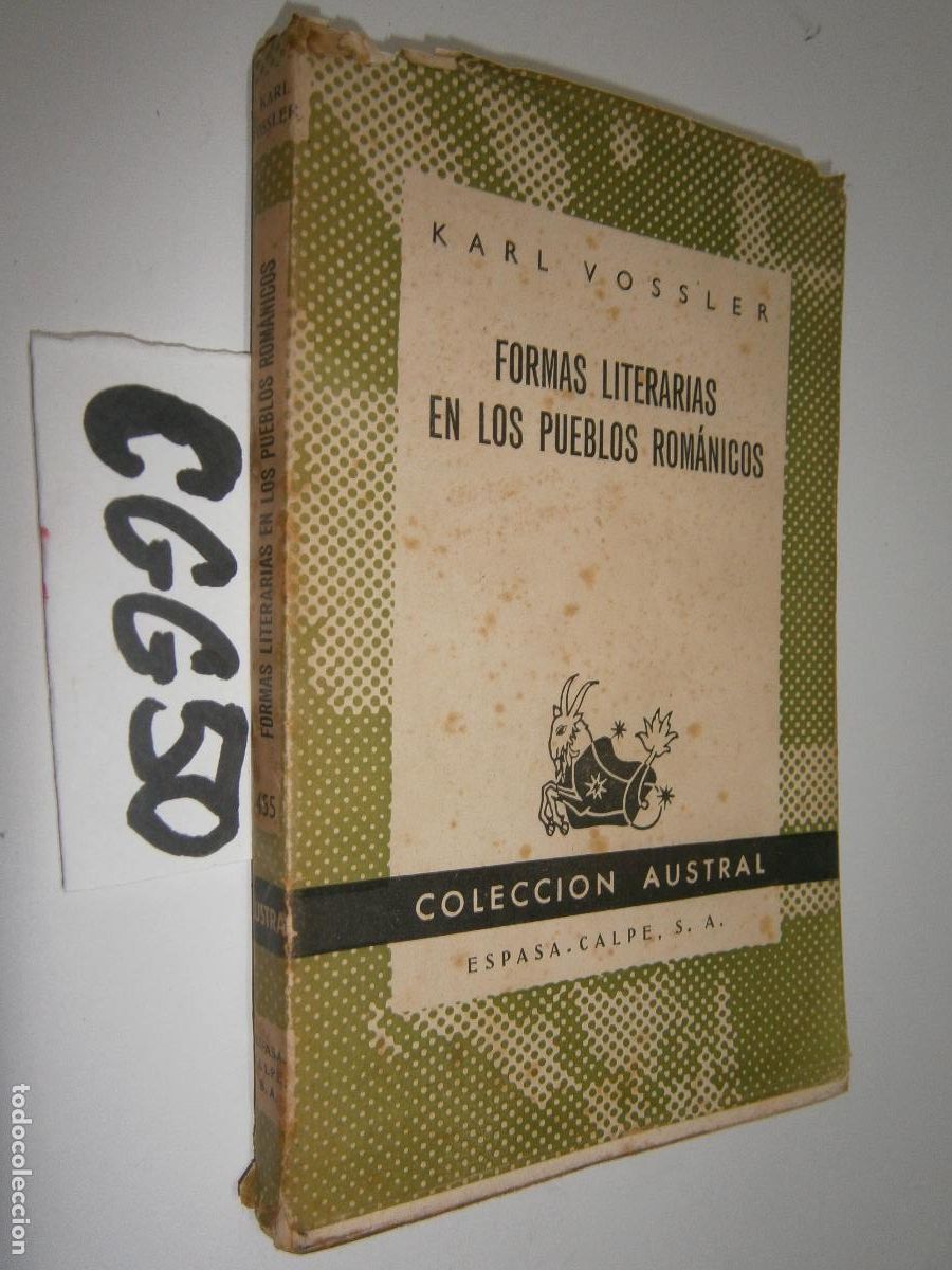 Libros de segunda mano: FORMAS LITERARIAS EN LOS PUEBLOS ROMANICOS - Foto 1