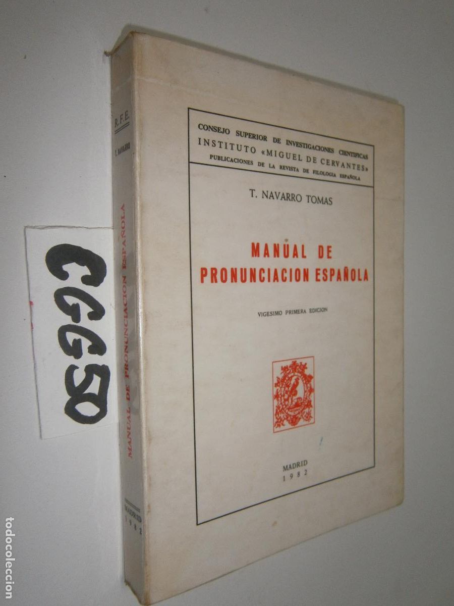Libros de segunda mano: MANUAL DE PRONUNCIACION ESPA&Ntilde;OLA - Foto 1