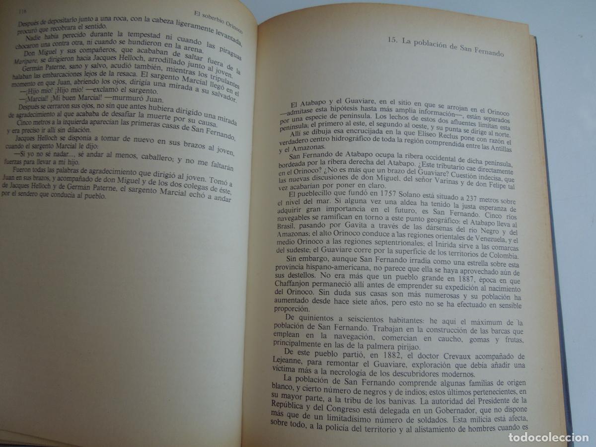 Libros de segunda mano: EL SOBERBIO ORINOCO - JULIO VERNE - VERSION INTEGRA - EDICIONES GAVIOTA - 1989 - Foto 6