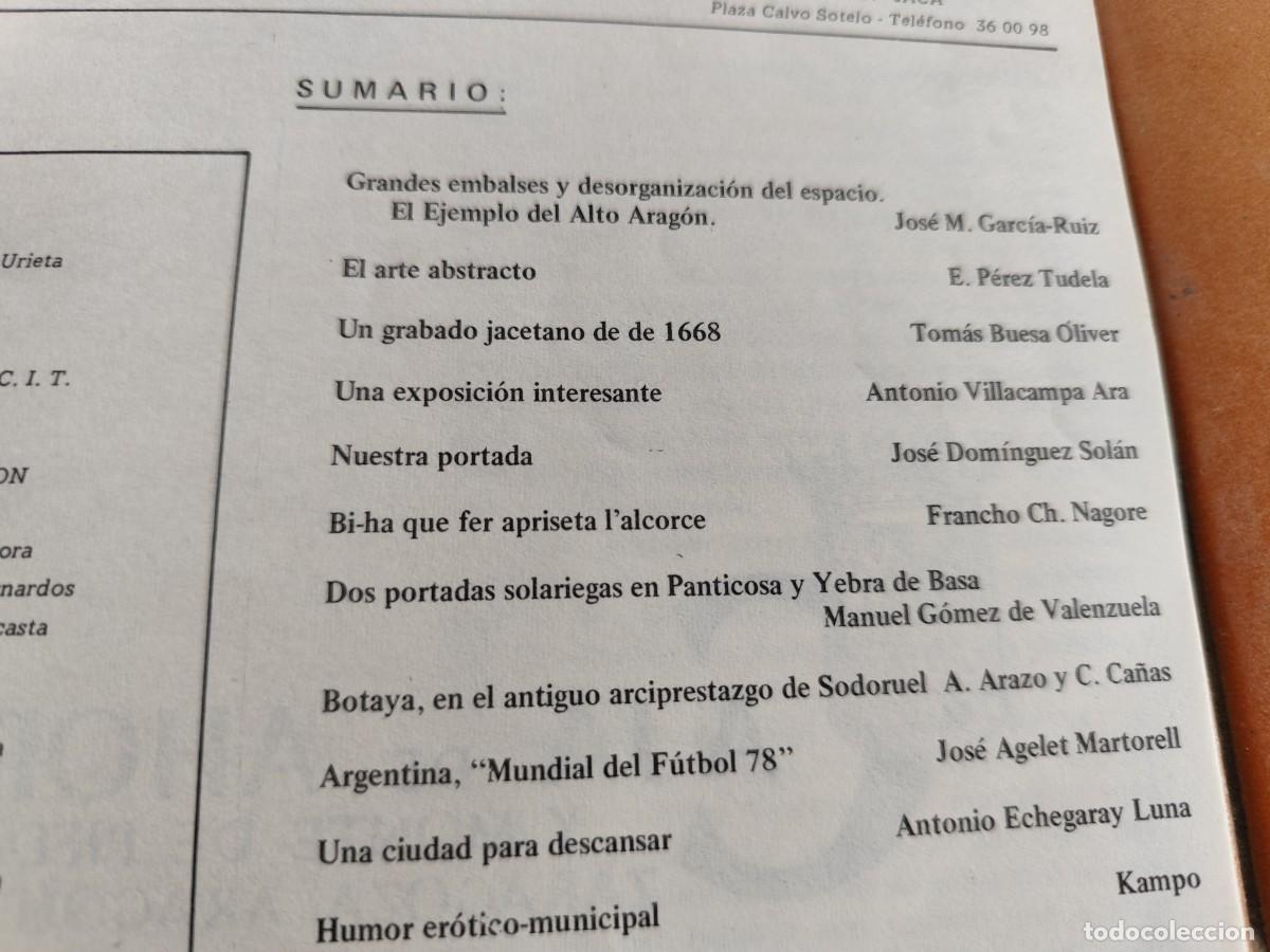 Libros de segunda mano: JACETANIA JUNIO 1978 / / CJA 389 - Foto 3