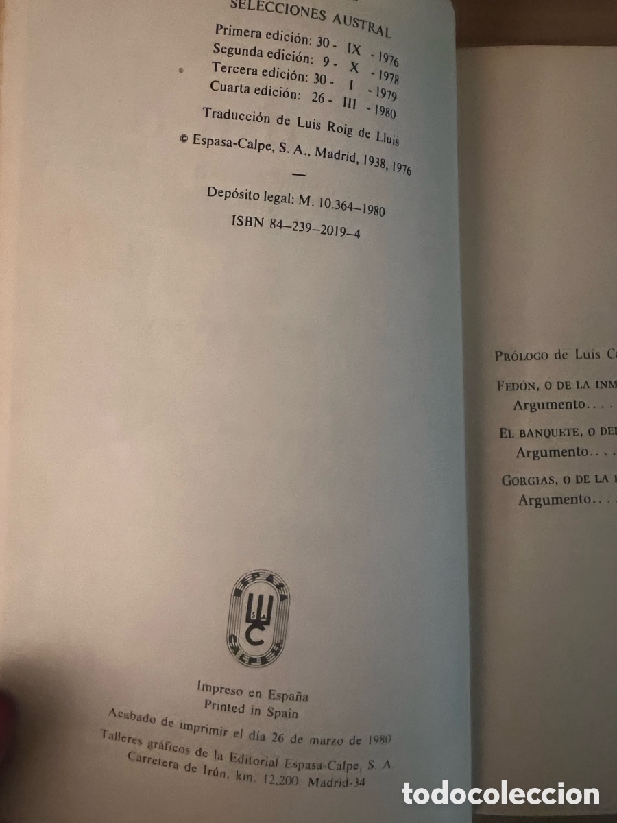 Libros de segunda mano: Colecci&oacute;n Austral. 13 vols. - Foto 25