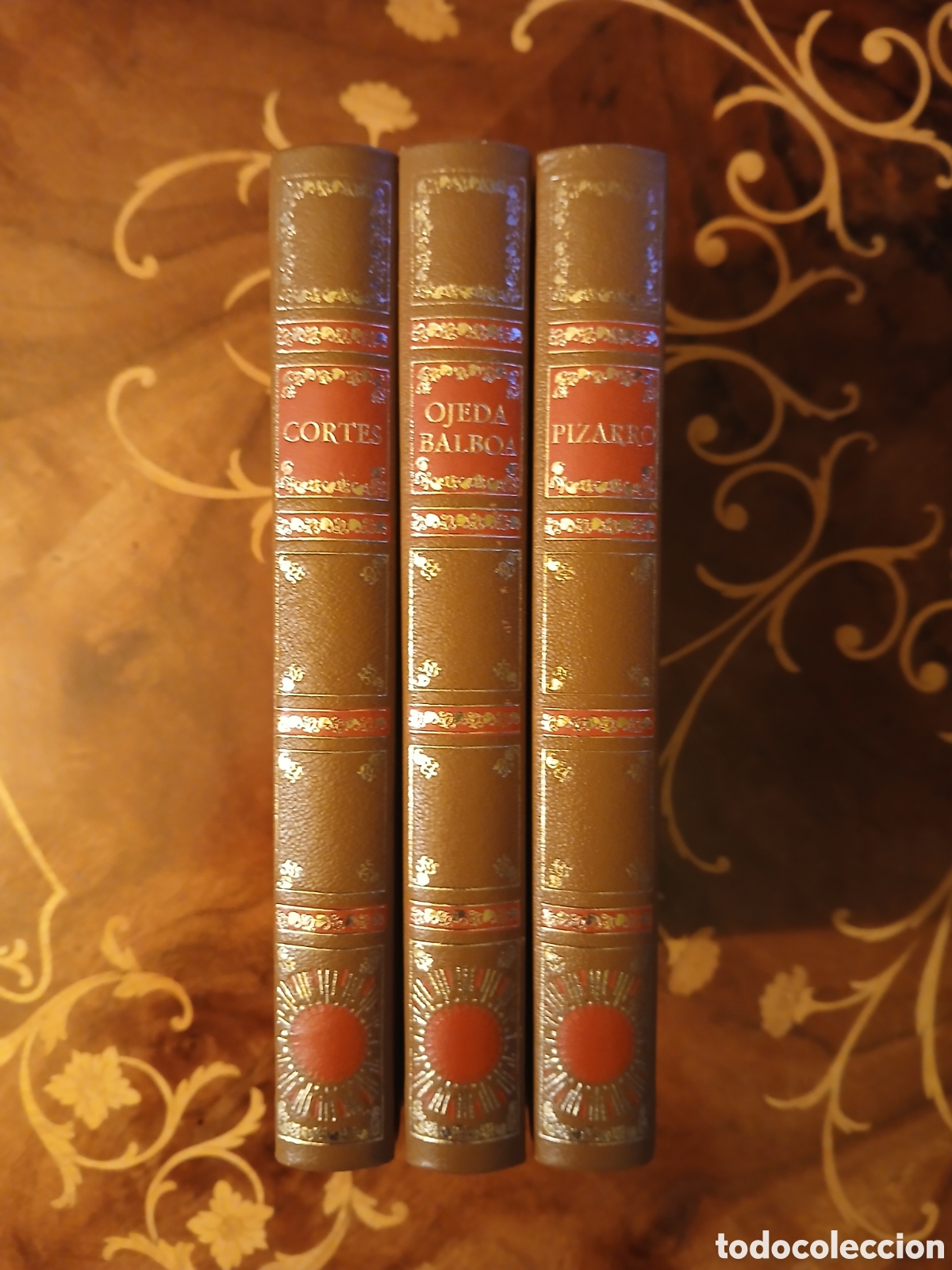 Libros de segunda mano: Grandes conquistadores.cortes, Pizarro, ojeada.3 tomos