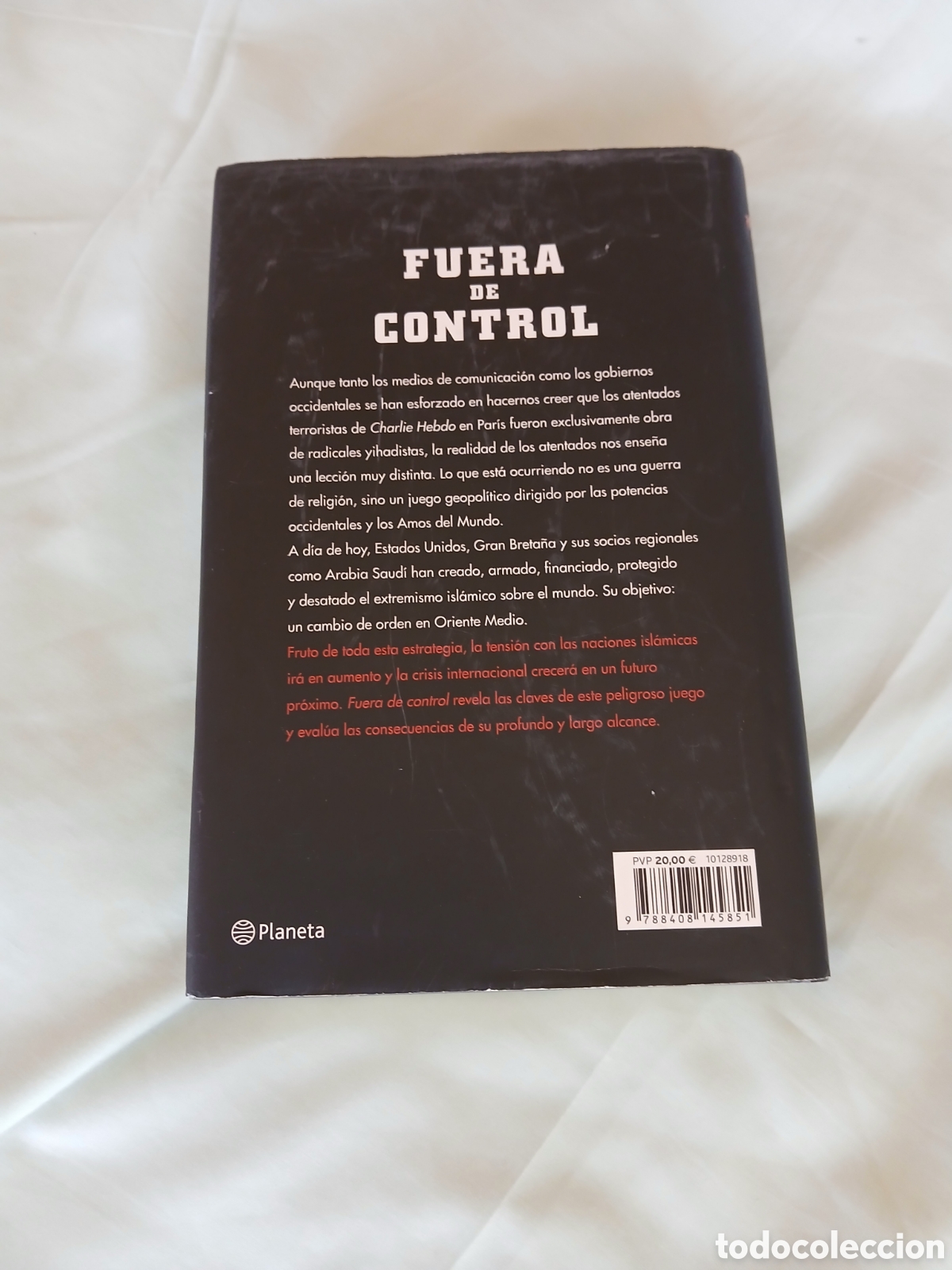 Libros de segunda mano: Fuera de control. Libro - Foto 2