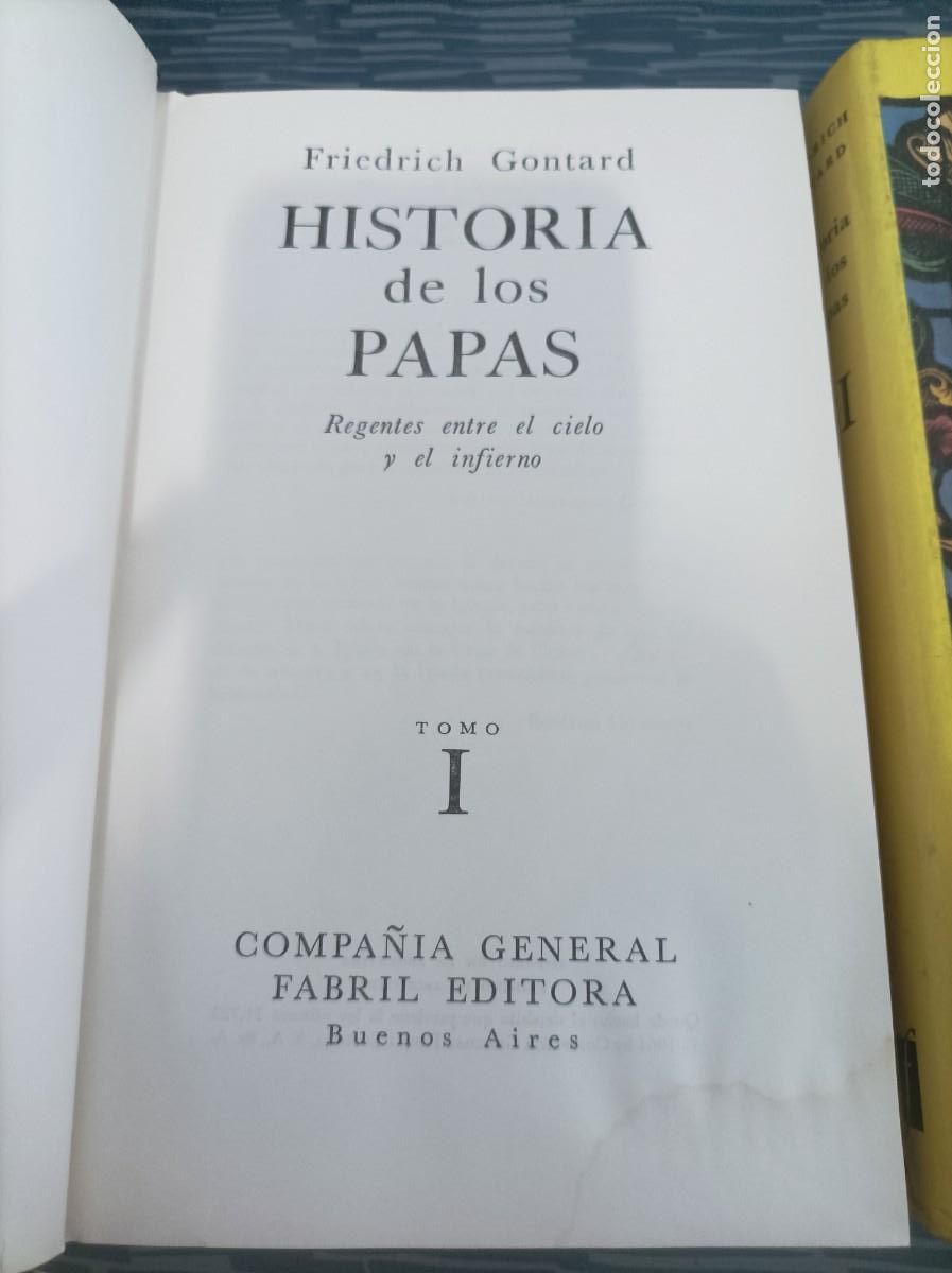 Libros de segunda mano: HISTORIA DE LOS PAPAS,2 TOMOS, FRIEDRICH GONTARD,1961,LEER. - Foto 2