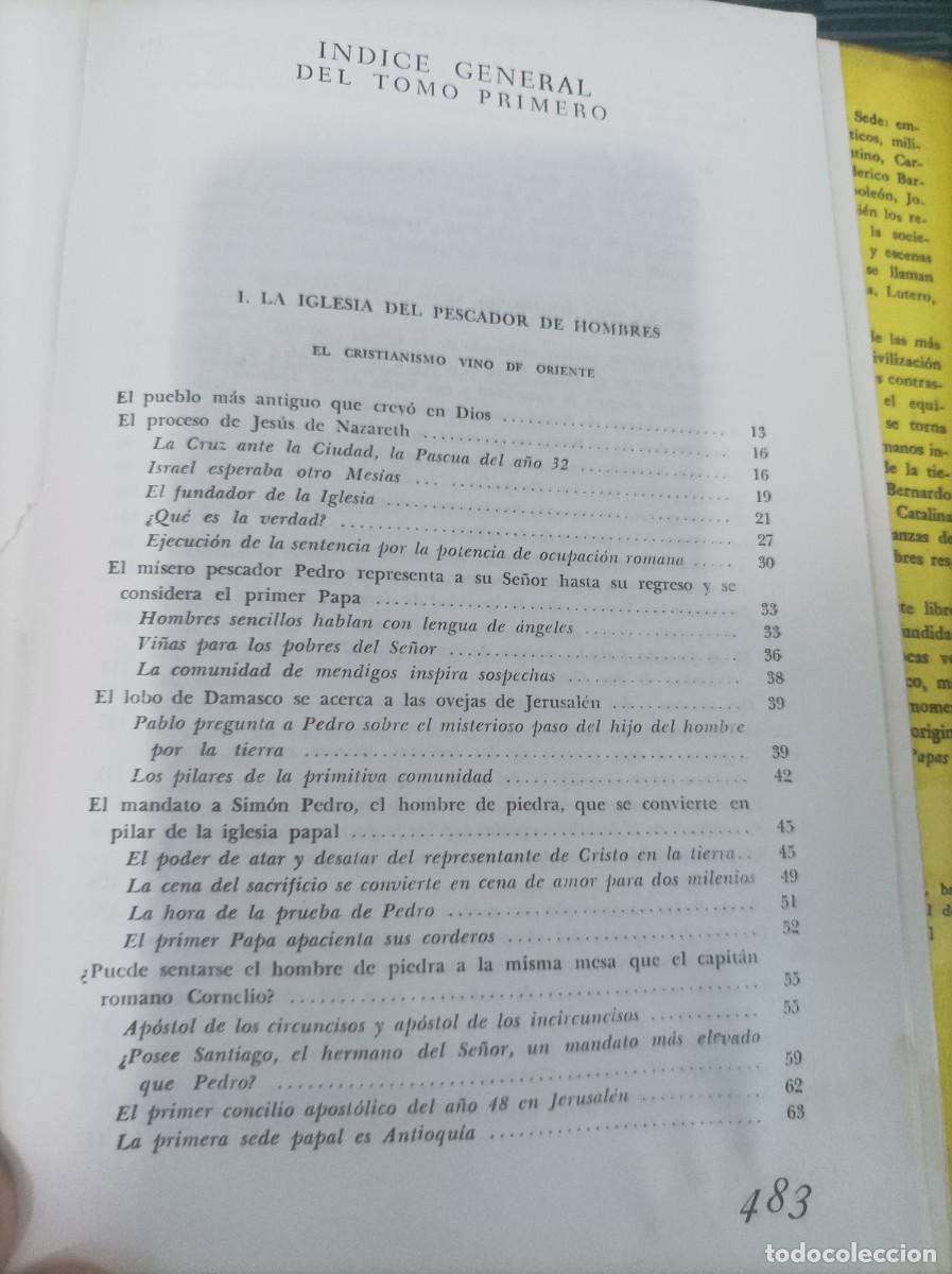 Libros de segunda mano: HISTORIA DE LOS PAPAS,2 TOMOS, FRIEDRICH GONTARD,1961,LEER. - Foto 4