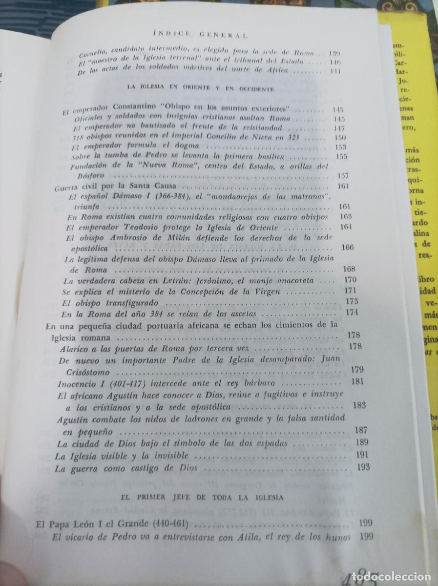 Libros de segunda mano: HISTORIA DE LOS PAPAS,2 TOMOS, FRIEDRICH GONTARD,1961,LEER. - Foto 6