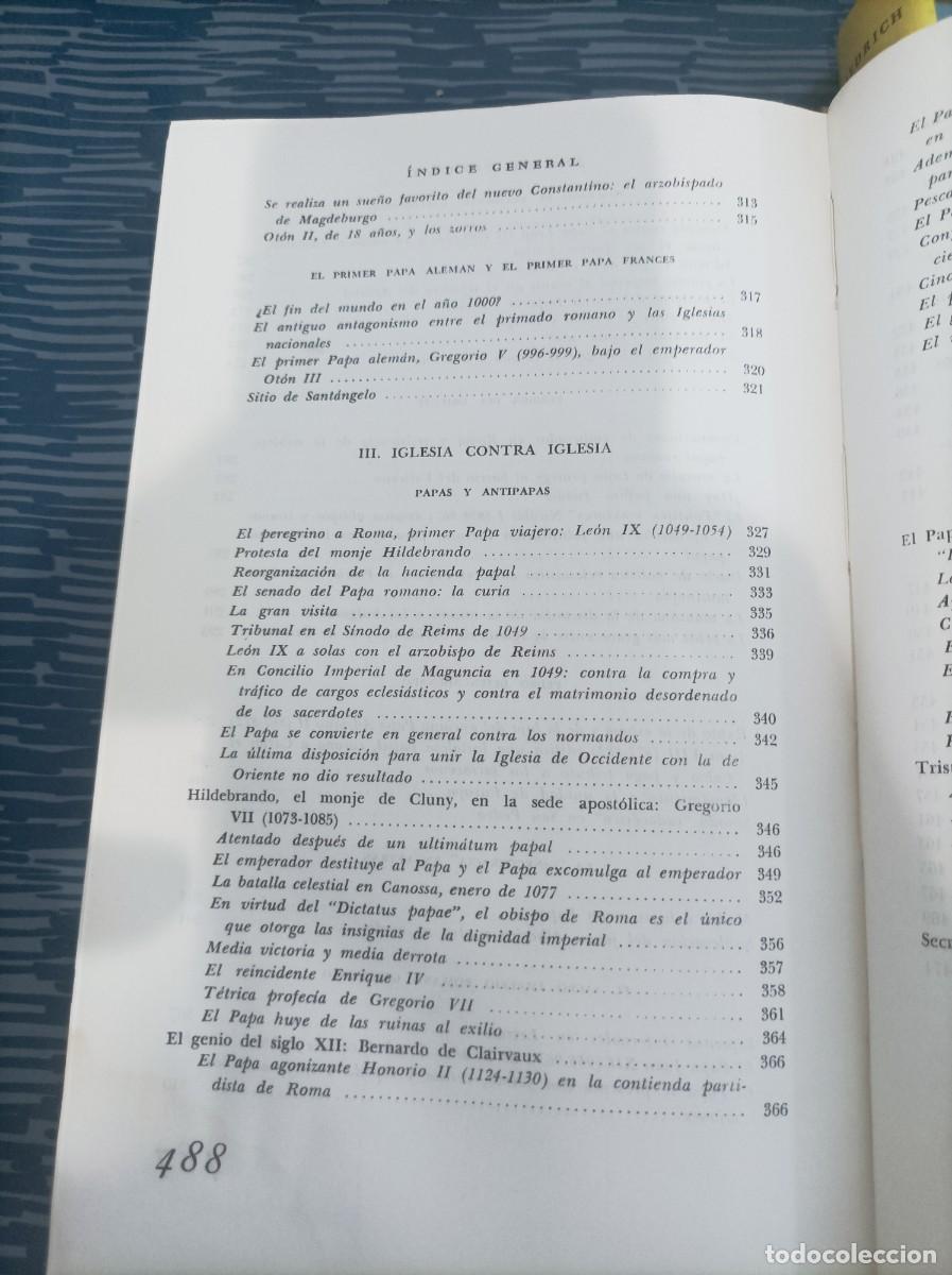 Libros de segunda mano: HISTORIA DE LOS PAPAS,2 TOMOS, FRIEDRICH GONTARD,1961,LEER. - Foto 9