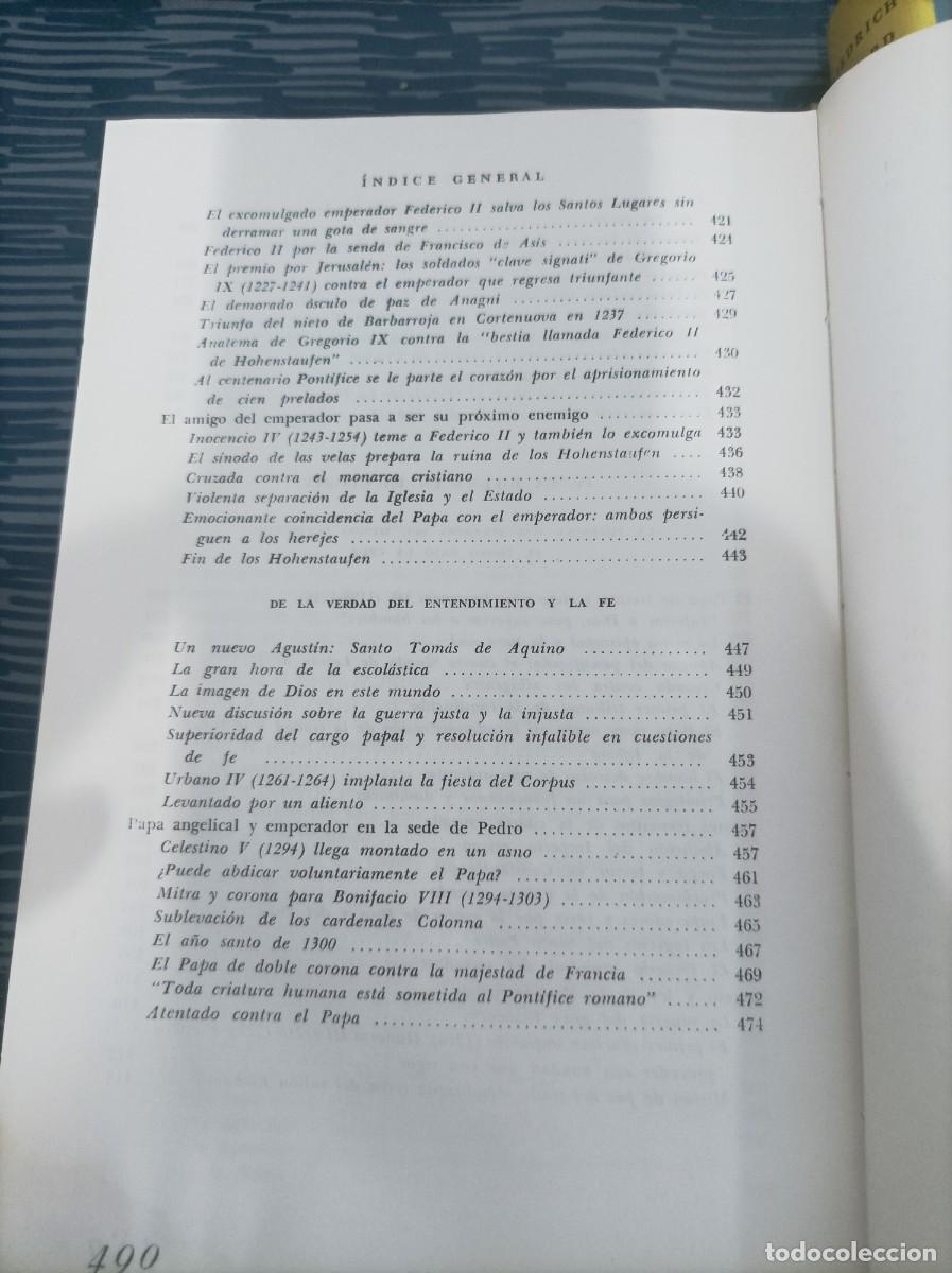Libros de segunda mano: HISTORIA DE LOS PAPAS,2 TOMOS, FRIEDRICH GONTARD,1961,LEER. - Foto 11