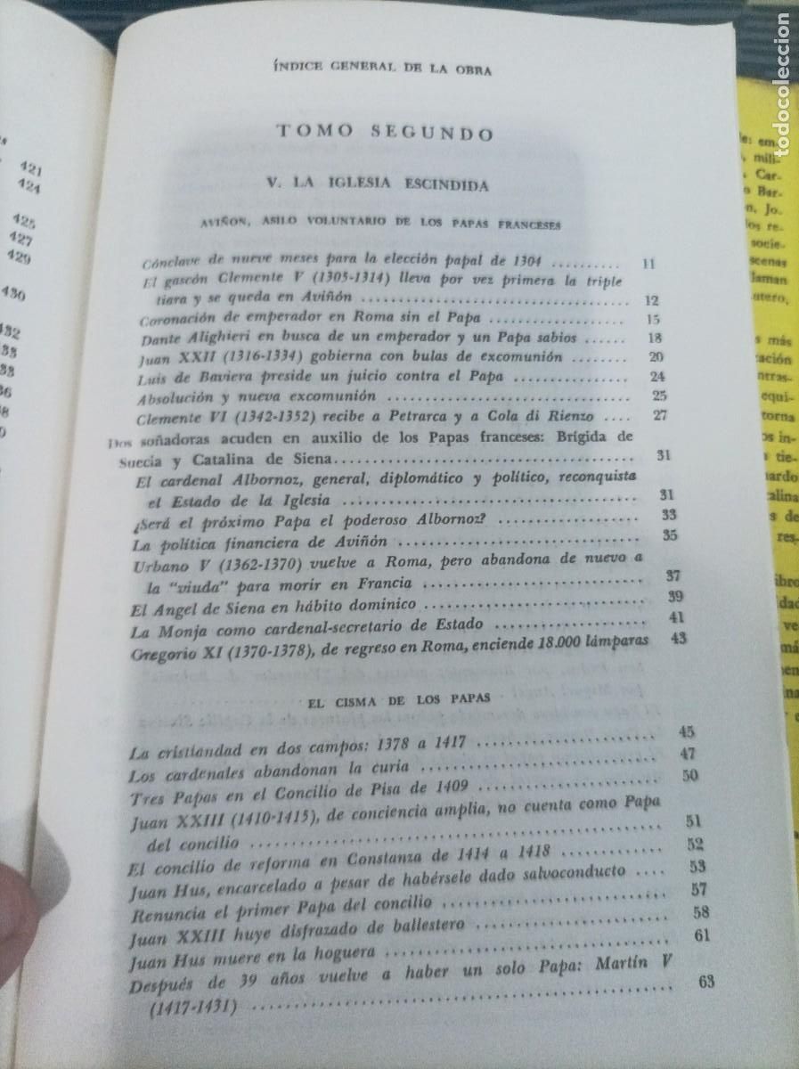 Libros de segunda mano: HISTORIA DE LOS PAPAS,2 TOMOS, FRIEDRICH GONTARD,1961,LEER. - Foto 12