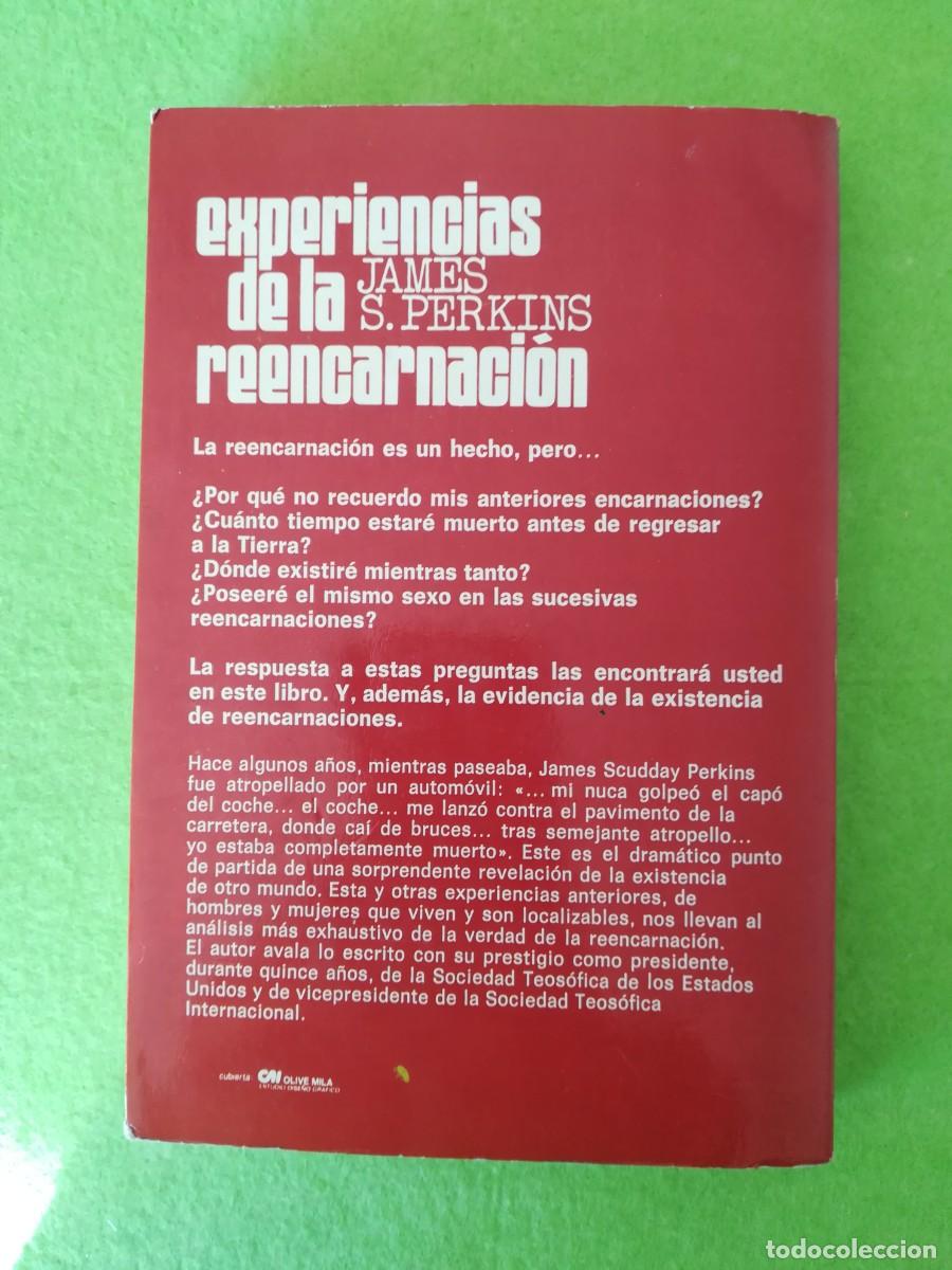 Libros de segunda mano: Experiencias de la reencarnacion James Perkins editorial ate 1979 - Foto 2