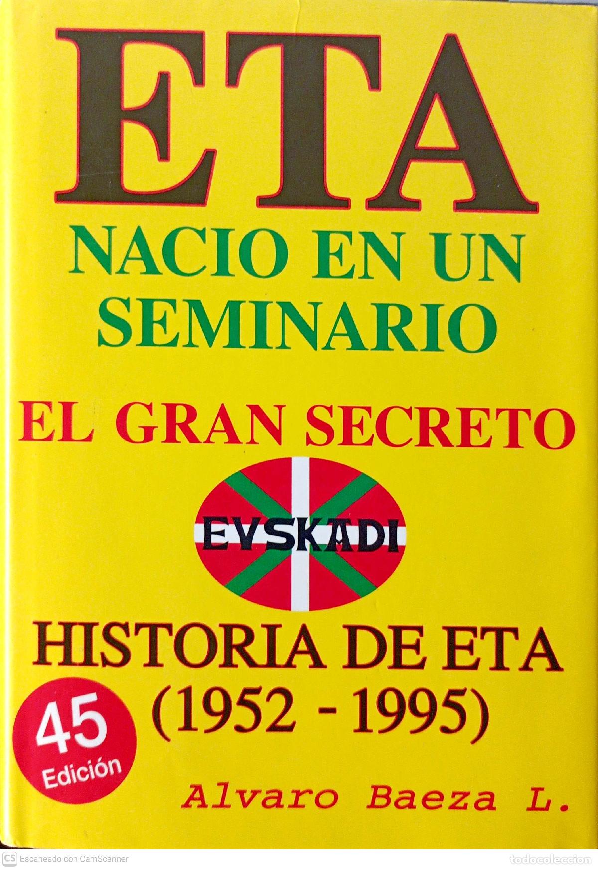 Libros de segunda mano: ETA naci&oacute; en un seminario - Alvaro Baeza - Foto 1