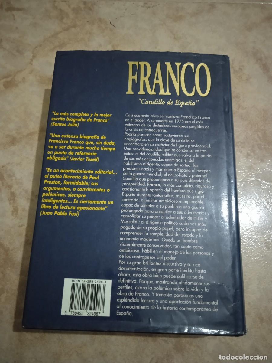 Libros de segunda mano: Libro Franco | Paul Preston | 1994 - Foto 2