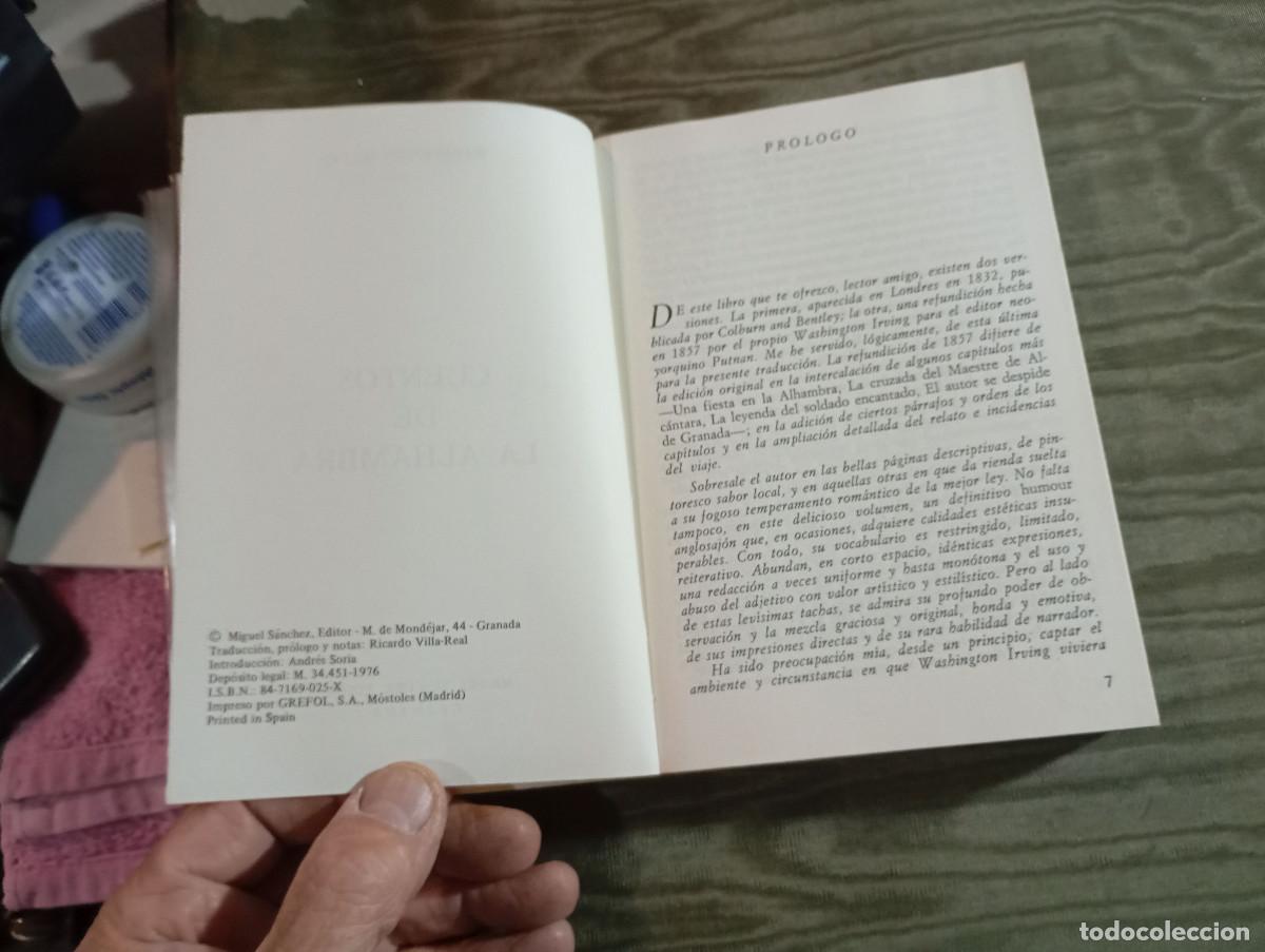 Libros de segunda mano: librop cuentop de la alahanbra - Foto 4