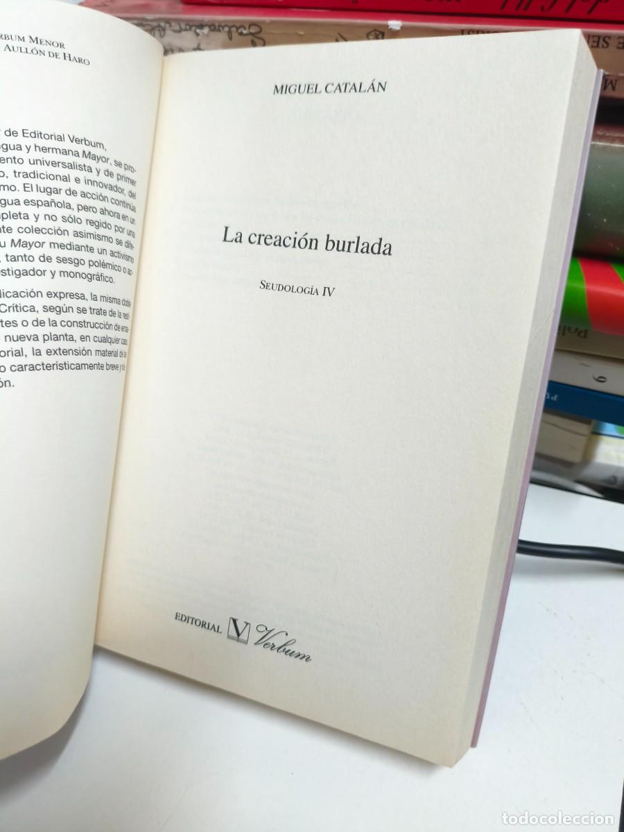 Libros de segunda mano: La creaci&oacute;n burlada - Miguel Catal&aacute;n - Foto 2