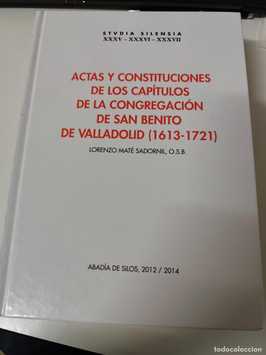 Libri di seconda mano: ACTAS Y CONSTITUCIONES DE LOS CAPITULOS