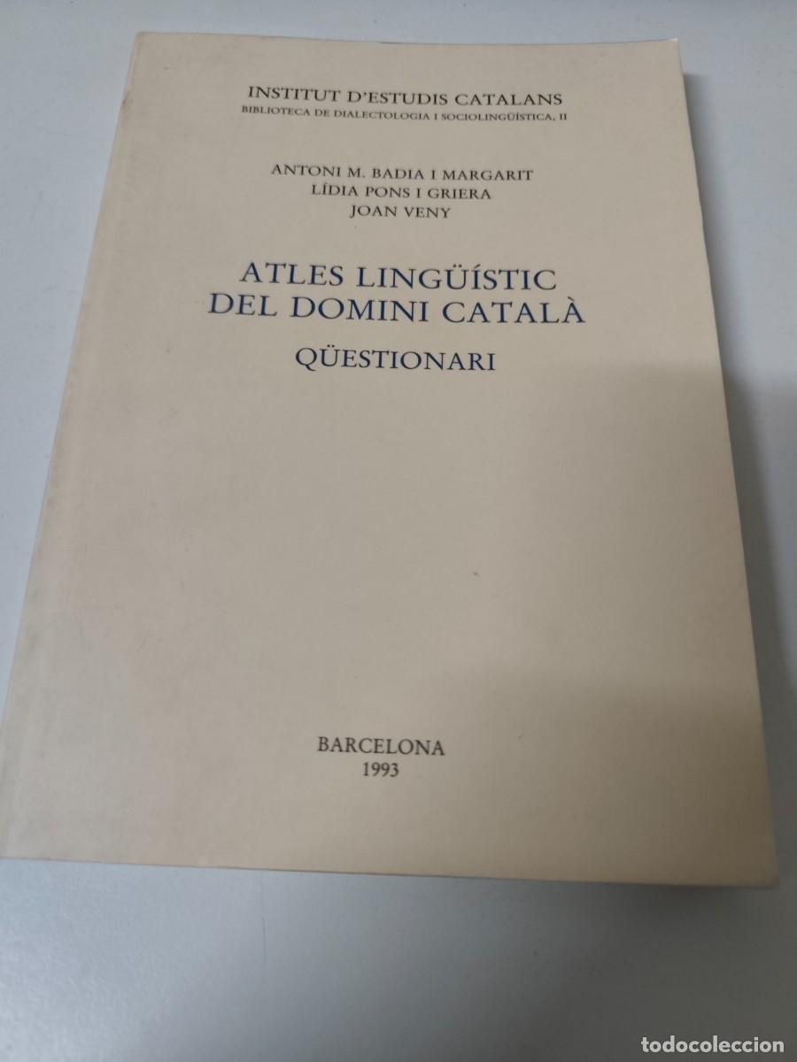 Libri di seconda mano: Atles Ling&uuml;&iacute;stic del Domini Catal&agrave; (ALDC)