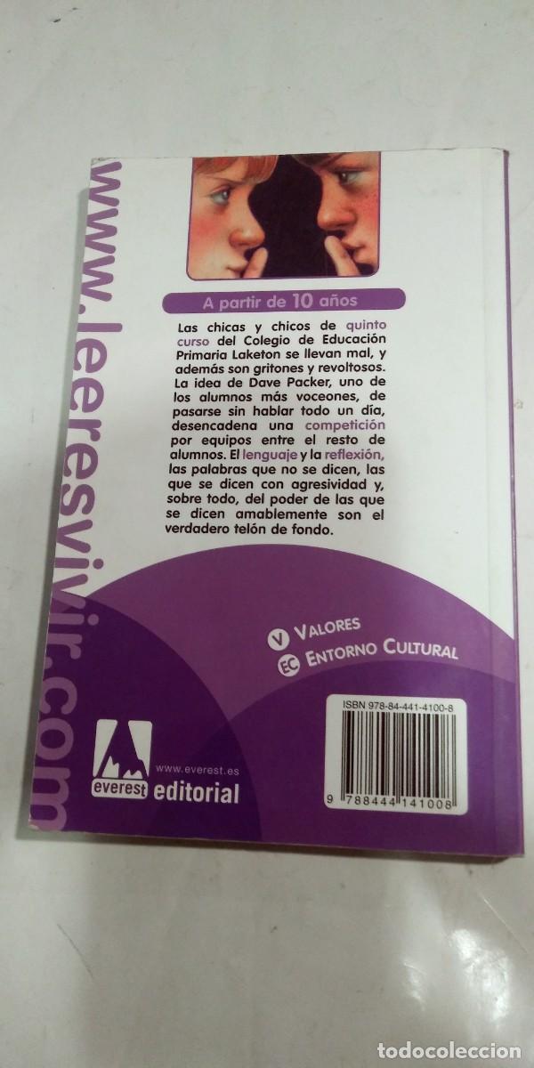 Libros de segunda mano: Sin hablar Andrew Clements - Foto 2