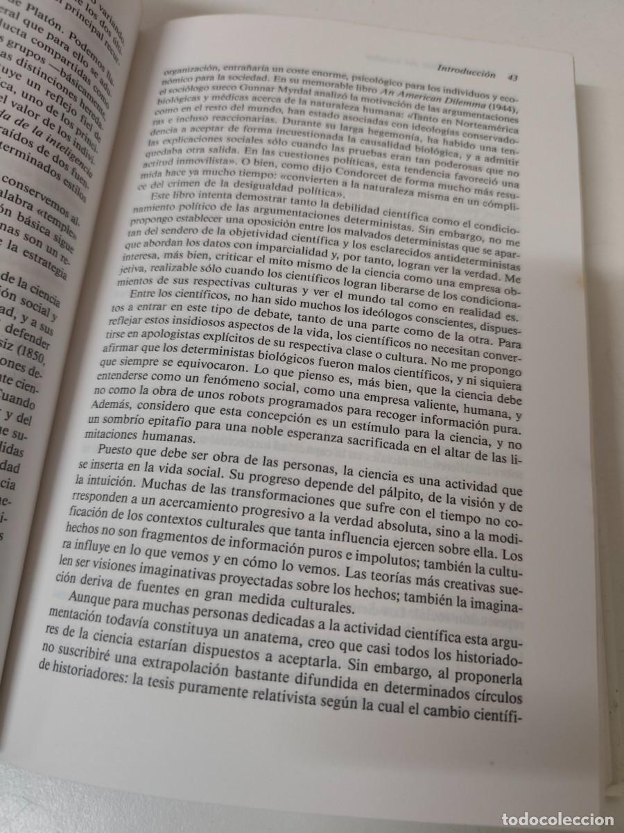 Libros de segunda mano: La falsa medida del hombre. Stephen Jay Gould - Foto 6