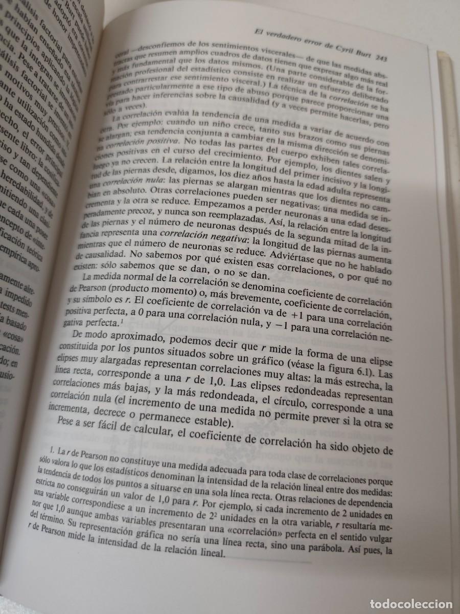 Libros de segunda mano: La falsa medida del hombre. Stephen Jay Gould - Foto 8