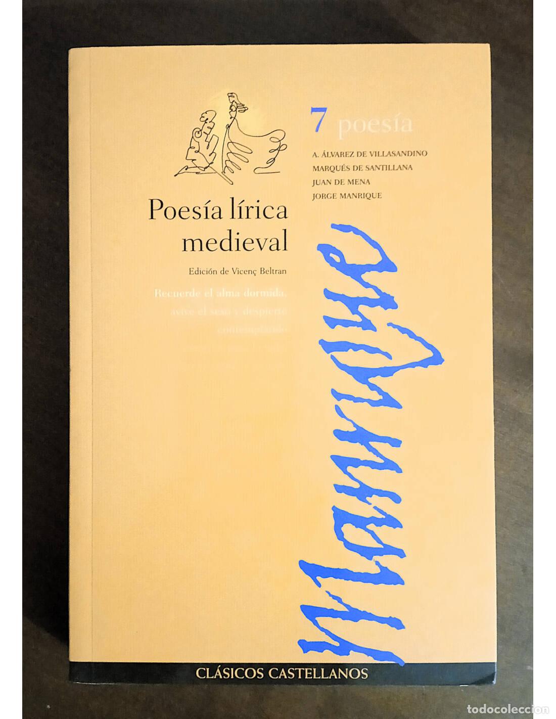 Libros de segunda mano: POES&Iacute;A L&Iacute;RICA MEDIEVAL. BELTRAN, Vincen&ccedil; (Ed.). Grupo Hermes Editora General. 1998.