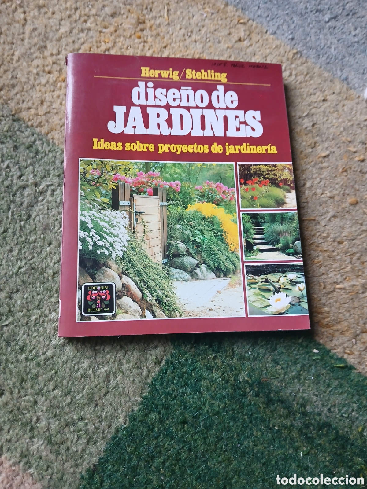 Libros de segunda mano: Dise&ntilde;o de jardines. Libro - Foto 1