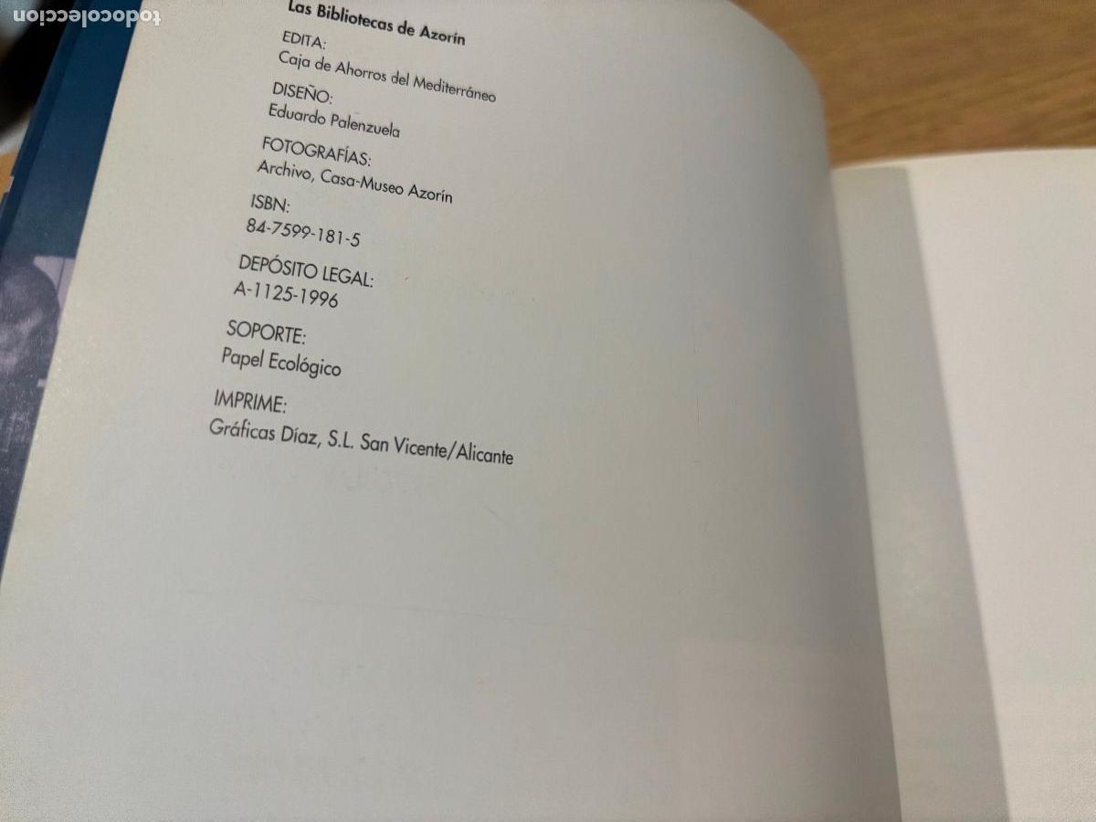 Libros de segunda mano: Las bibliotecas de Azor&iacute;n Johnson, Roberta CAM 1996 - Foto 3